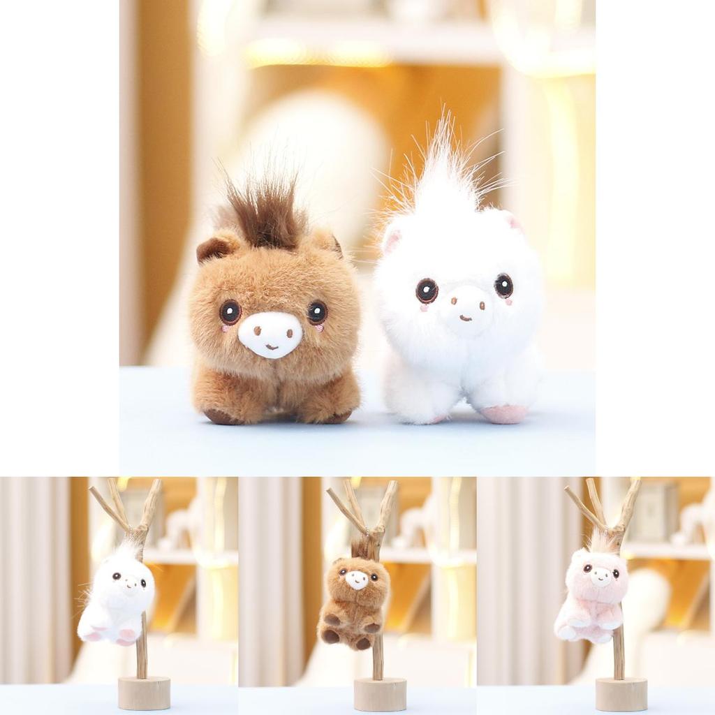 Pink Pony Plush Doll Soft Pp Cotton Filling Adorable Stuffed Animal For Kids