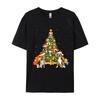 Mens Tshirt Beagle Dog Lover Matching Santa Beagle Tshirt Breathable Top Texture Fabric Leisure Tshirt