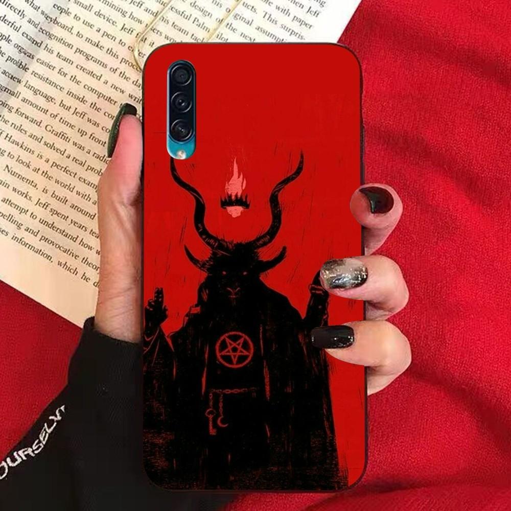 Devil Satan Phone Case For Samsung A 10 11 12 13 20 21 22 30 31 32 40 51 52 53 70 71 72 73 91 13 Shell