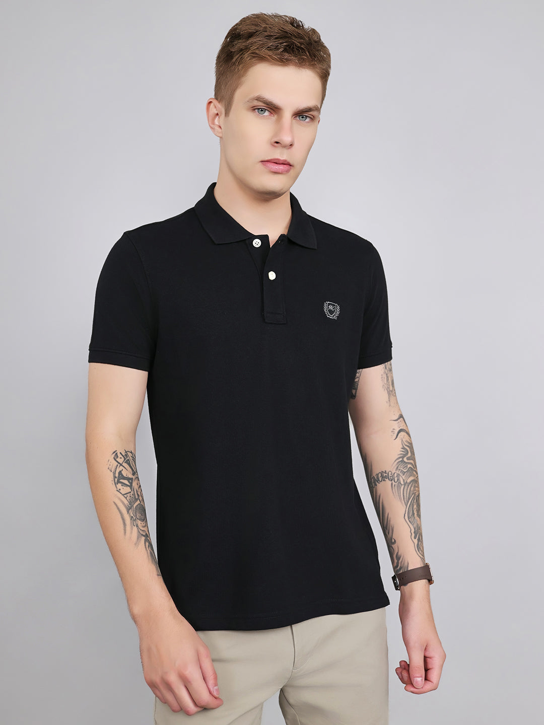 Monte Carlo Men Regular Fit Black Tshirt XXL чёрный