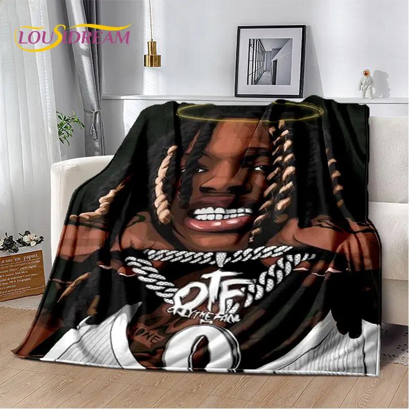 Hip Hop Art Rapper Legend Star Soft Plush Blanket,Flannel Blanket Throw Blanket for Living Room Bedroom Bed Sofa Picnic Cover 3D