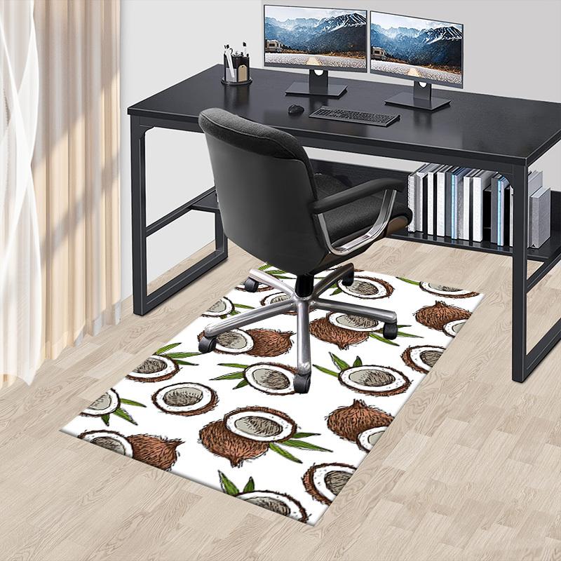 1PC Coconut Pattern Extra Large Non Slip Floor carpet, Office, family, Studio   Large Area Rug Indoor Rugs, Bold Statement Piece