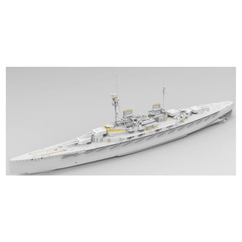 Takom Snowman 1/700 German Navy SMS Derfflinger 1917 Full Hull Model with 8 Metal Gun Barrels, Plastic Model Kit, TKOSP-7040, Molded In Color