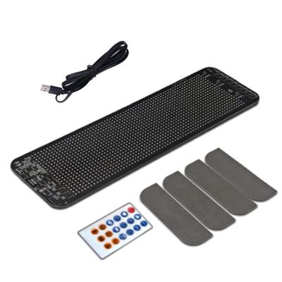 Semn LED Programabil Mașină Matrice 64x20 Puncte 13.7x4in Ultra Luminos Derulant Flexibil Digital Mobil