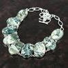Tree Agate Necklace Handmade Ethnic Jewelry 925 Sterling Silver Necklace Adjustable Chain Necklace Gift For Women Brand New Gemstone Jewelry
