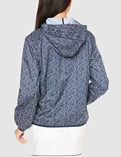 FootJoy Splatter Print Wind Hooded Jacket FJW-F22-O01 Women's Navy Small