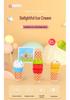 Wooden Ice Cream Shop Pretend Play & Cash Register Toy for Kids