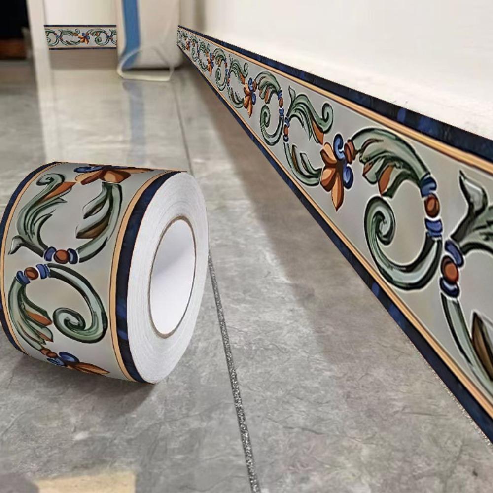 Samolepicí soklová lišta na zeď Zesílená samolepka na zeď DIY Lišta Obývací pokoj