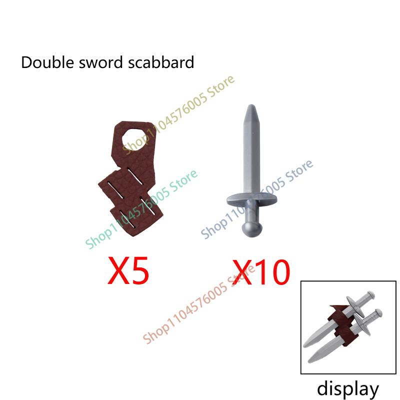 Średniowieczny Rzym Tarcza Budowlane Klocki Wojskowe Żołnierz Rzymski Wojownik Rycerz Postać Łucznik Fartuch Płaszcz Akcesoria Ceglany Zabawka Prezent