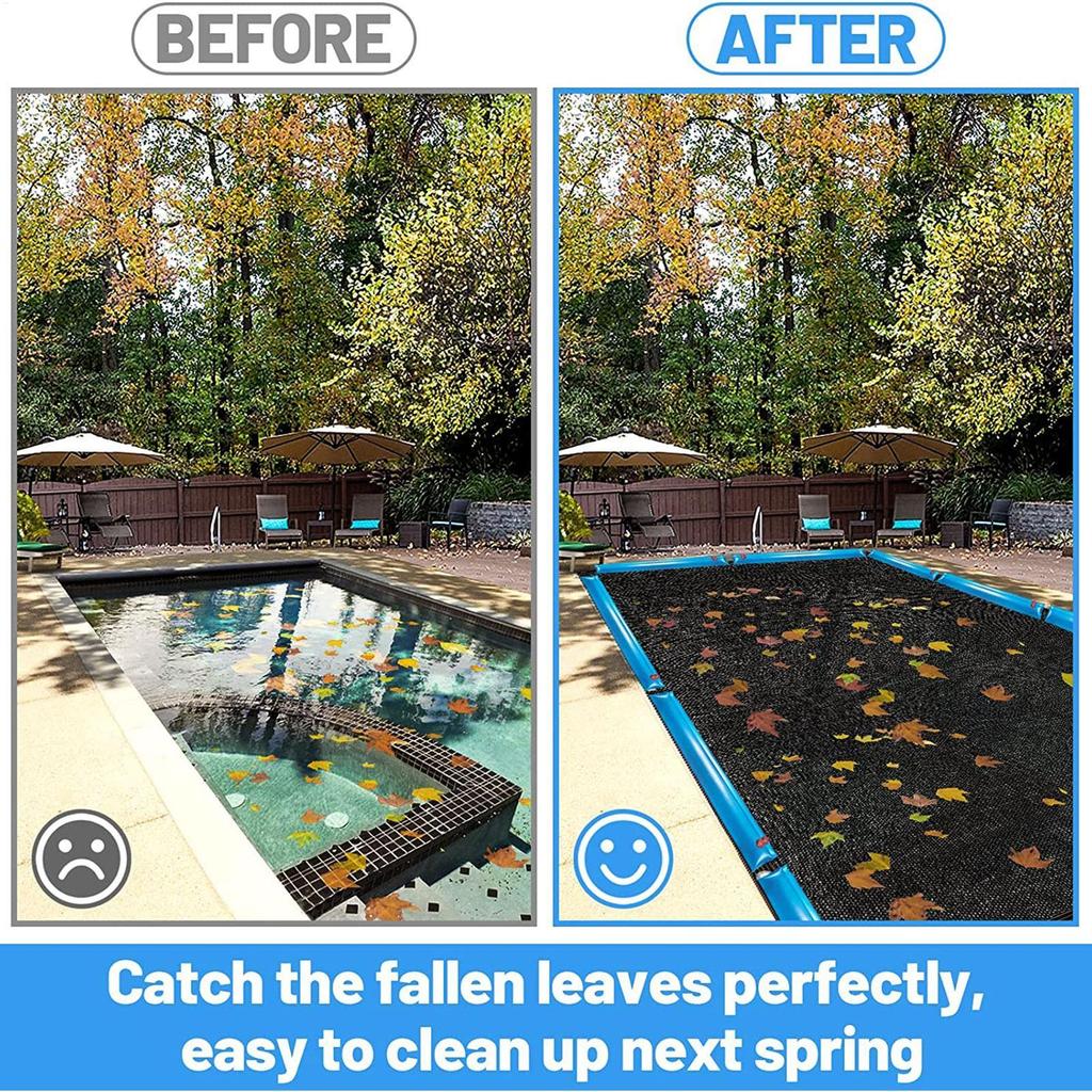 Leaf Netting Pool Leaf Screen Cover For Inground And Aboves Ground Rectangle Pools Fine Mesh Pool Screen Cover Pond Net To Cover