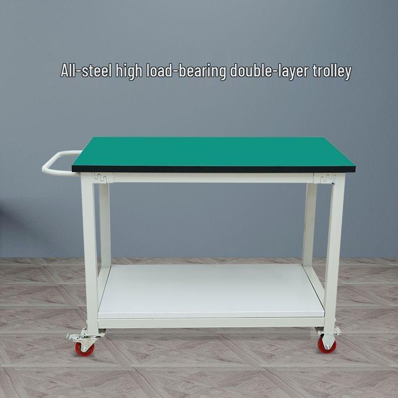 Mobile Anti-Static Workbench with Wheels for Experiments and Inspections