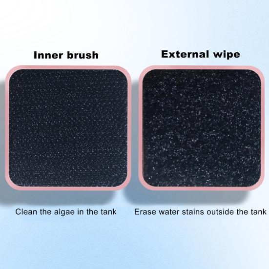 Mini Manyetik Balık Tankı Fırça Yosun Kazıyıcı Temizleyici Kolay Kavrama Çift Taraflı Yüzer Cam Pencere Temizleme Fırçası Akvaryum Aksesuarları