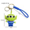 Best-Selling Toy Story Figures Keychain: Three-Eyed Alien, Buzz Lightyear, and Strawberry Bear Charms