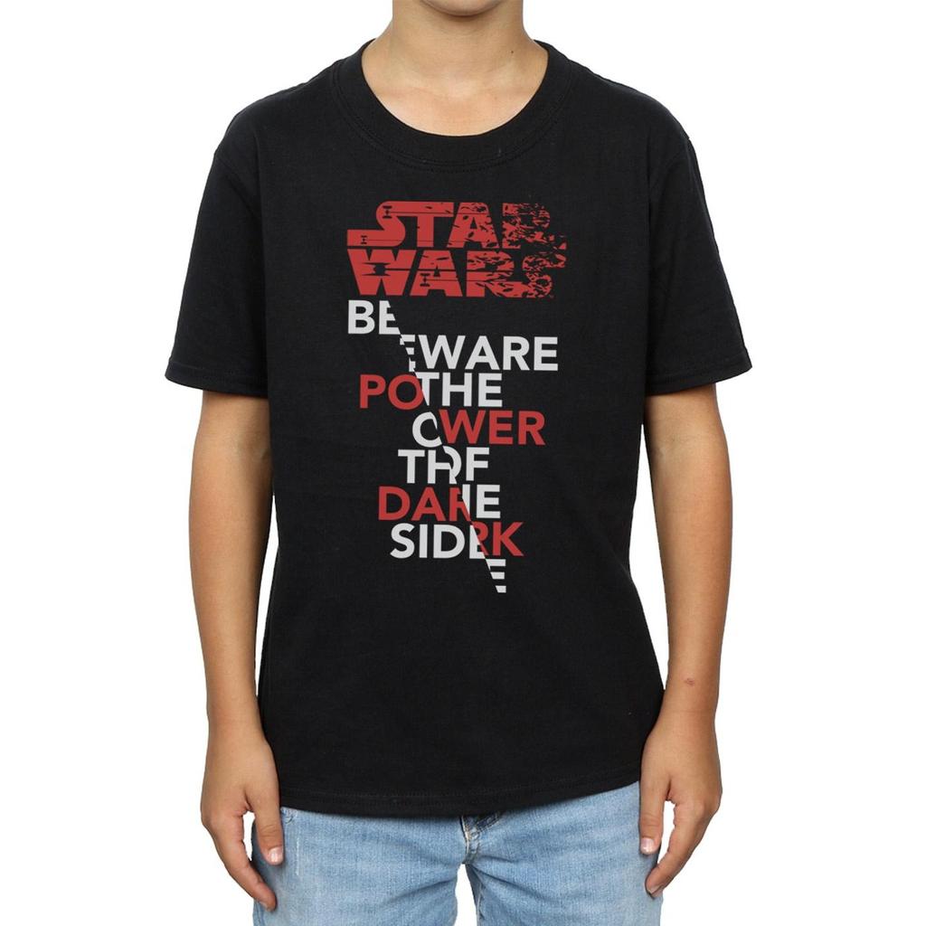 Star Wars Boys The Last Jedi Power Of The Dark Side T-Shirt