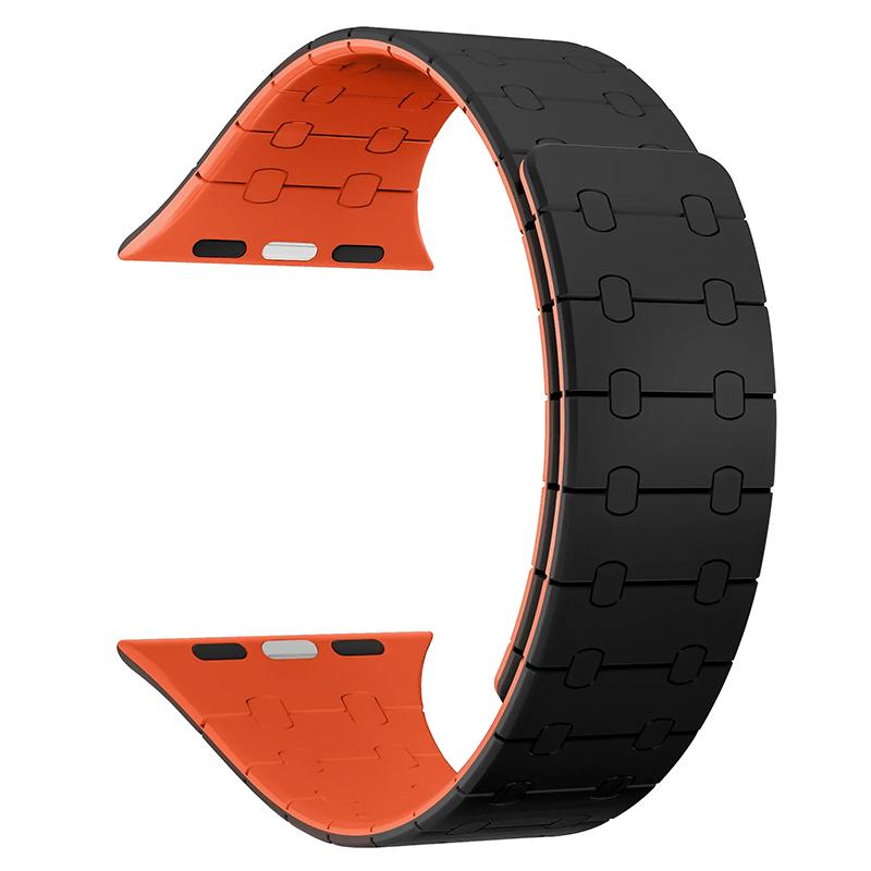 Silicone Magnetic Strap for Apple Watch Band Ultra 2 49mm 44mm 40mm S10 46mm 42mm 41mm 45mm Bracelet IWatch Series 9 8 7 6 SE 5