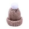Bundle of 10 Mini Knitted Hats Clothing Accessories and Children Hair Accessories for DIY Decorative Crafts Household