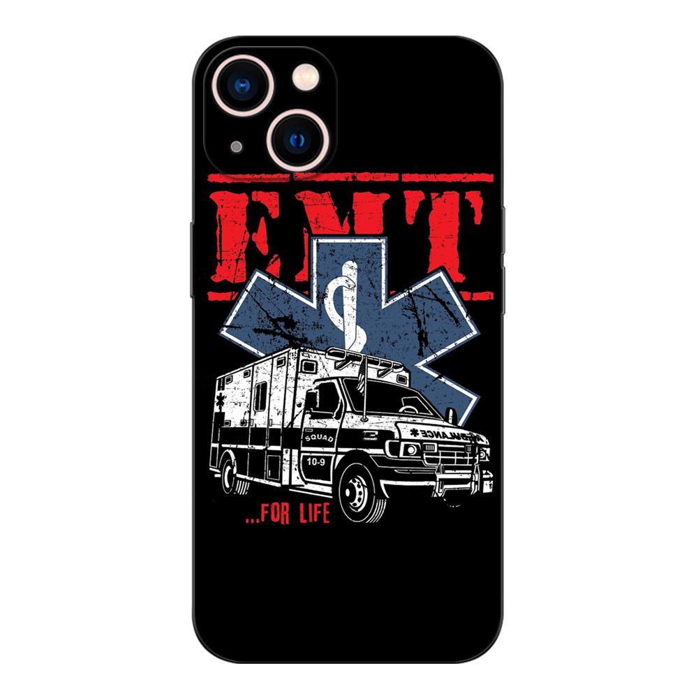 

Чехол для iPhone с изображением мультяшной скорой помощи для различных моделей iPhone. 13 Pro