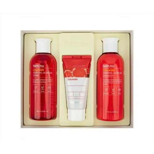 Farmstay Bauernhofaufenthalt (ein) Kollagen Essentielle Feuchtigkeitspflege 3er Set