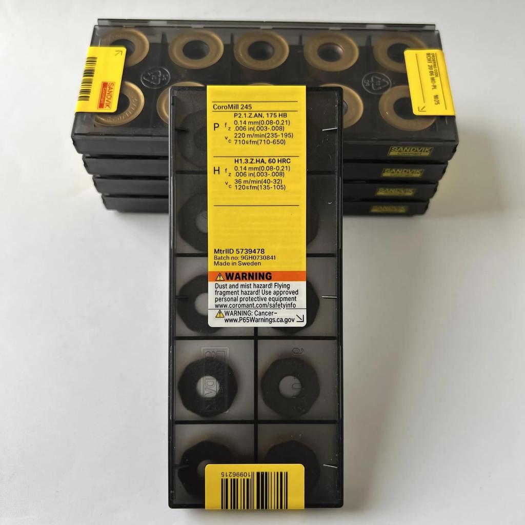 Original Sandvik / RCHT2006M0-PL 1025 /CNC Lathe Carbide Blade Tool 10 Pcs