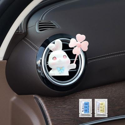 Aromatherapie-Clip für Lüftungsschlitze im Auto mit dekorativen Elementen und Duftkissen