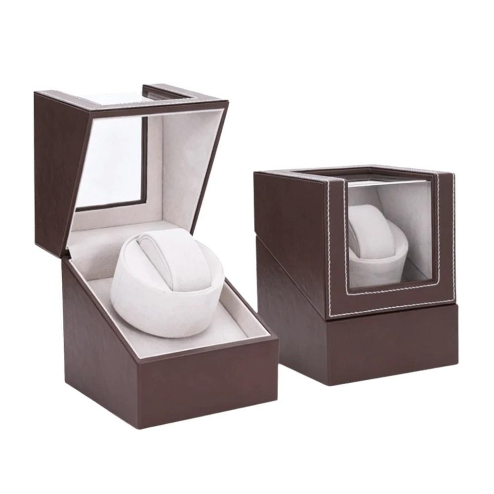 Ultra Quiet Single Watch Winder Silent Motor Watch Box High-End Luxury Watch Rotator Home Use