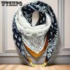 Magnetic Buckle Square Scarf Triangle Scarf for Spring Autumn Winter Neck Protection Warm Scarf