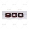 Suitable for Mercedes Benz Modified Babos Logo 700 800 900 Rocket Version Carbon Fiber Labeling Car Sticker Emblem