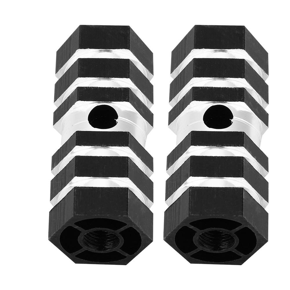 Rear Axle Peg Bike Bicycle Aluminum Alloy Pegs BMX Pegs (Black)