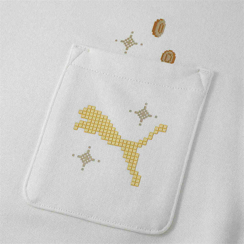 Puma Crew Tr Game On Fashion Comfortable Soft Versatile Loose Sweatshirt Men sweatshirt White 631417-92