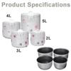 Aragaz electric de orez 220V 2/3/4/5L Oală sub presiune din fontă din aliaj de încălzire Mașină de prăjituri pentru supă Multicooker Aparate de bucătărie