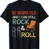 50 Years Old And I Can Still Rock  Roll Birthday Born 1972 T Shirt