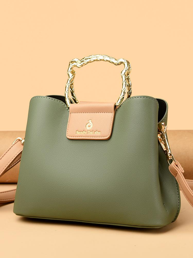 

Стильная простая сумка Повседневная сумка в иностранном стиле Сумка-тоут зелёный