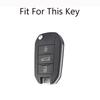 Key Case for Car New Zinc Alloy Car Flip Key Case Cover Shell For Peugeot 208 308 408 508 2008 3008 4008 5008 For Citroen C3 C4