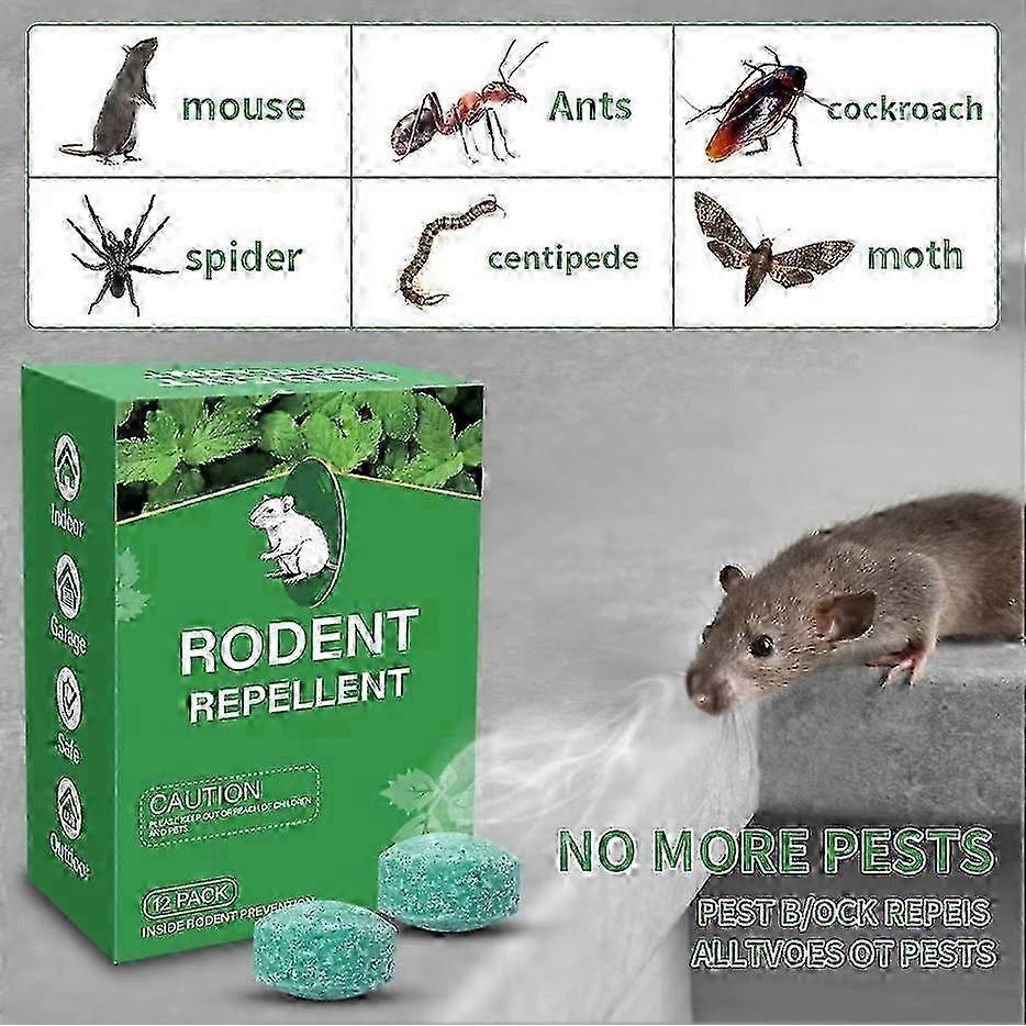 Protect Your Space with Effective Rat Mouse Repellent Balls - Mothball Bait for Indoor & Outdoor Rodent Control