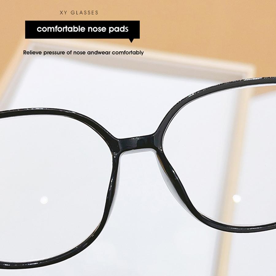 Fashion Large Frame Reading Glasses Anti Blue Light Presbyopia Glasses Non-Polarized Fashion Accessory