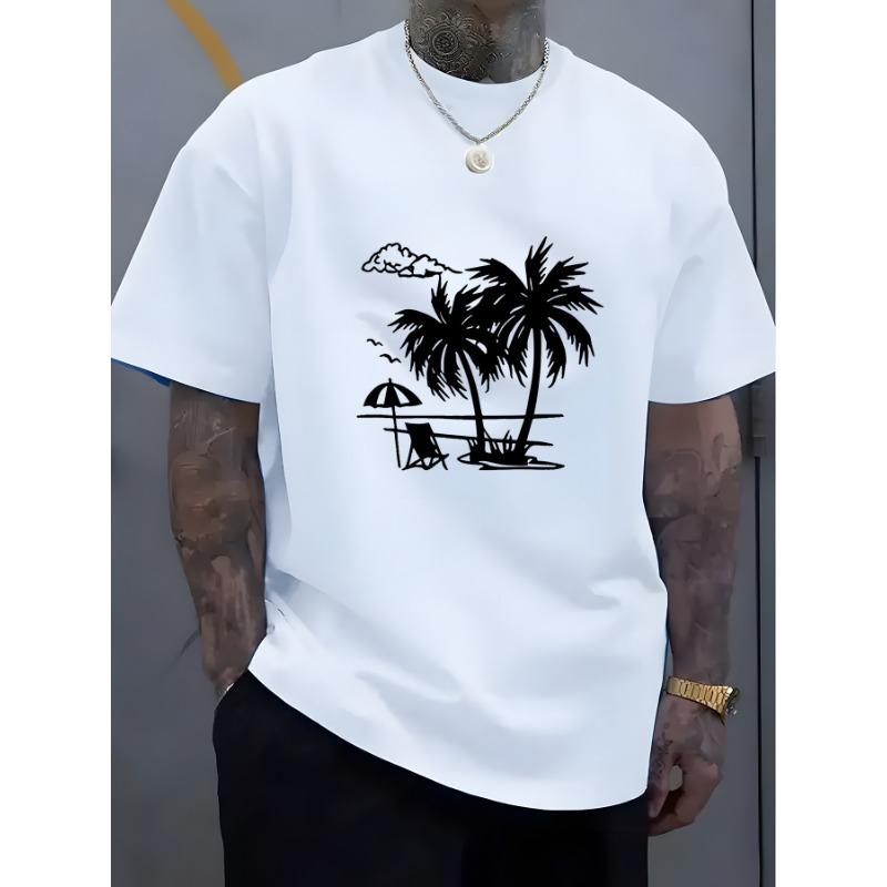 Men s Stretch Cotton Tropical T-Shirt S