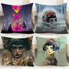 Love Death & Robots Cushion Cover Comfortable Reversible Pillow Cover Ideal for Car Sofa Bedroom & Beyond