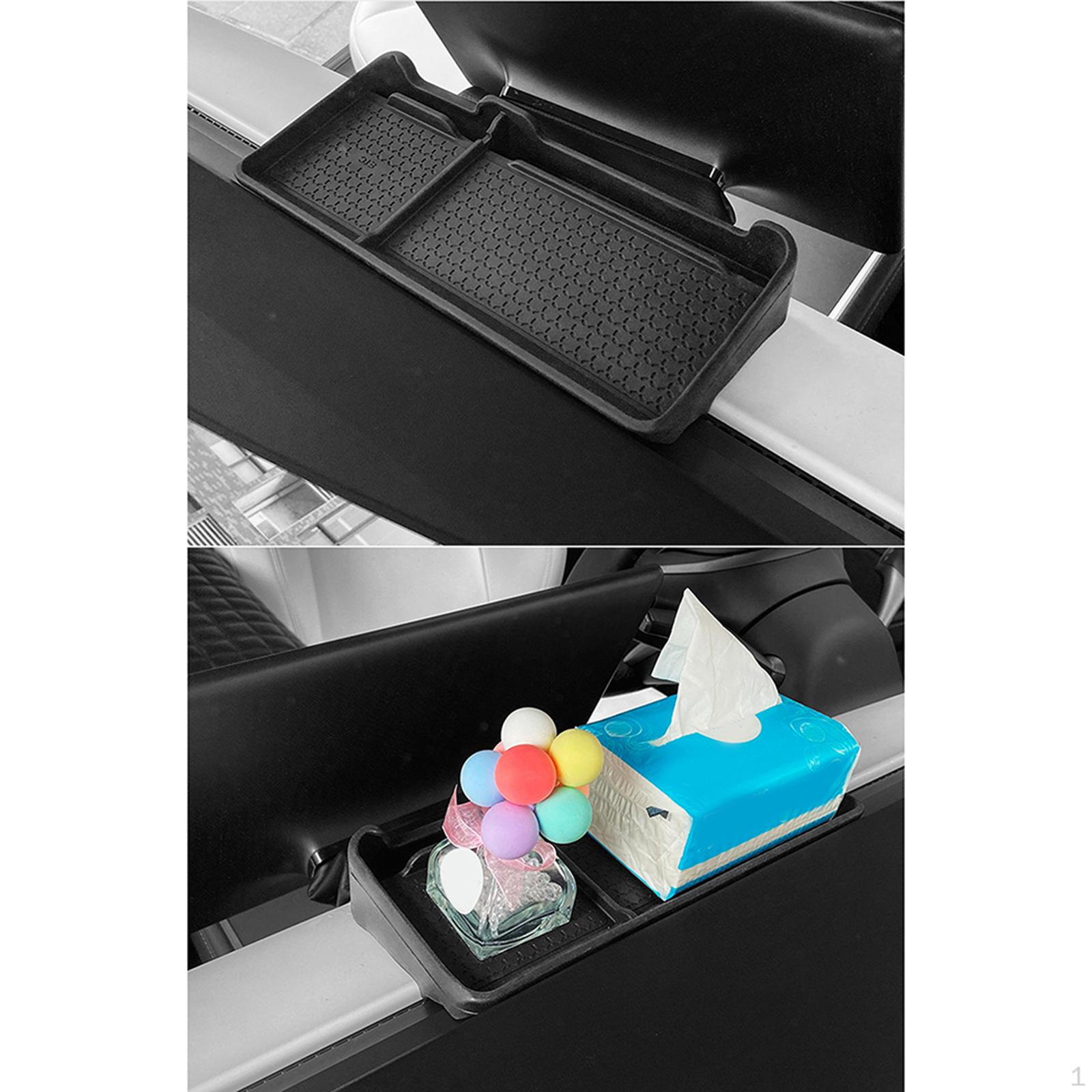 

Car Instrument Board Storage Box Waterproof for Model Y 3 чёрный