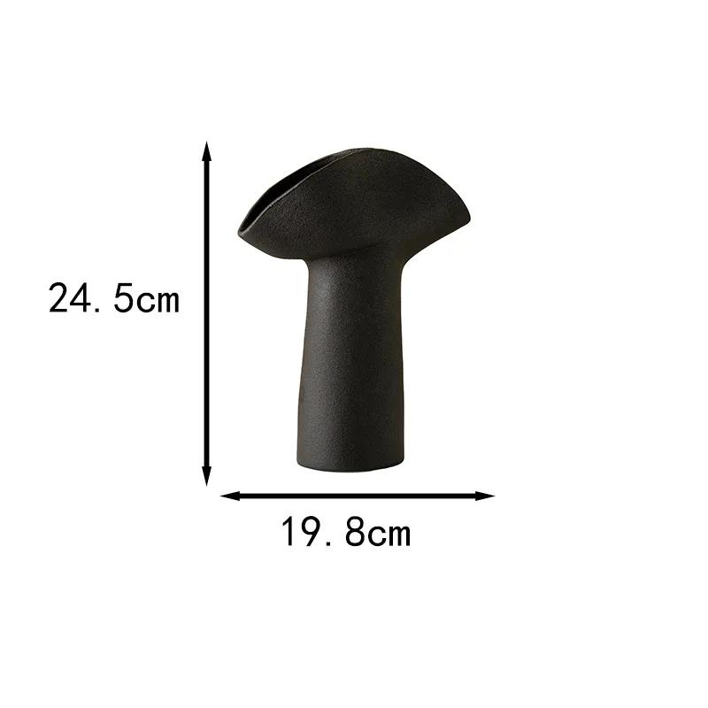 Creative Shapes Ceramic Vase Table Decoration Artwork Porcelain Floral Vases Artificial Flowers Decorative Flower Arrangement