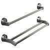 Wall Mounted Suction Cup Towel Rack Punch Free Durable Bath Towel Storage Rack No Drilling Single-rod Bathroom Storage Rack