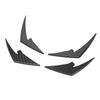 4pcs Front Bumper Splitter Fins ABS Light Weight Front Bumper Body Spoiler Canards Trim for M3 M4   G81 G82 G83