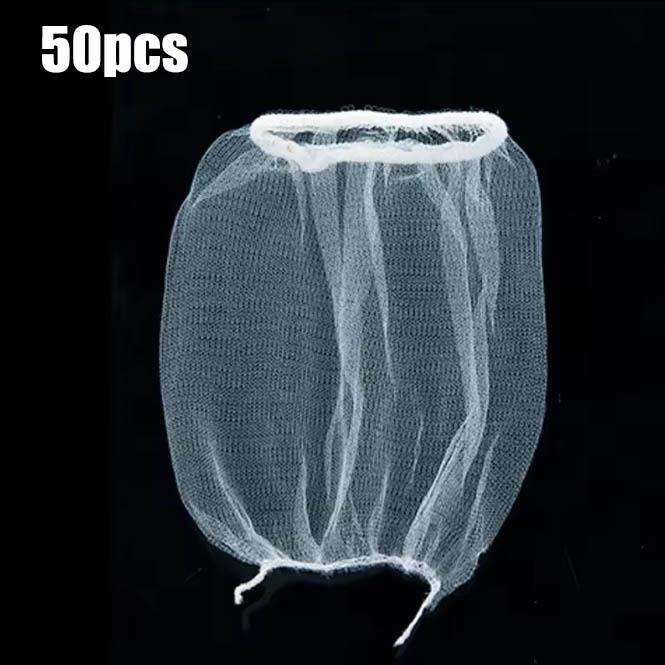 50/100/200Pcs Disposable Kitchen Sink Filter Sewer Drain Anti-blocking Garbage Bag Pool Leak Mesh Bag Mesh Strainer Sink
