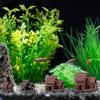 Aquarium Micro Landscaping Ornaments Ceramic House Thatched Hut Bamboo Building Fish Tank Decoration