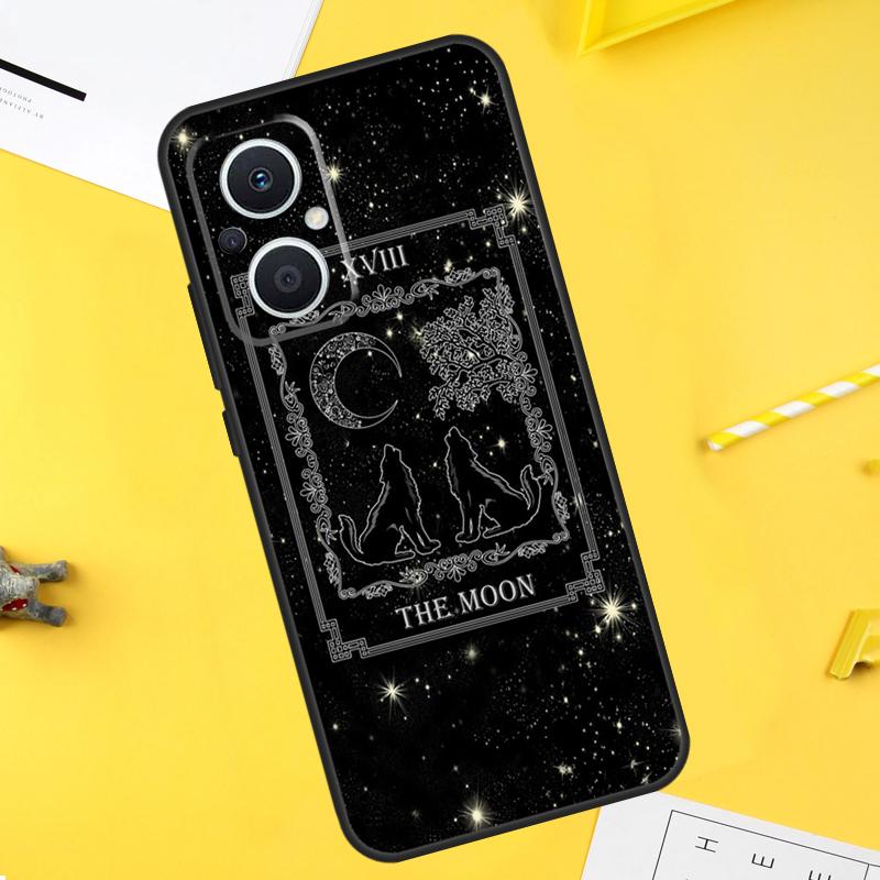 Tarot Moon For OPPO Reno 10 11 12 13 14 Pro 7 8 Lite 8T 11F 12F 13F 14F OPPO Find X8 X5 X6 X9 Pro Case