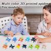 Multi Color 3D Printed Spider Toy Model, Magnetic Spider Creative Ornaments Simulation Model Small Spider