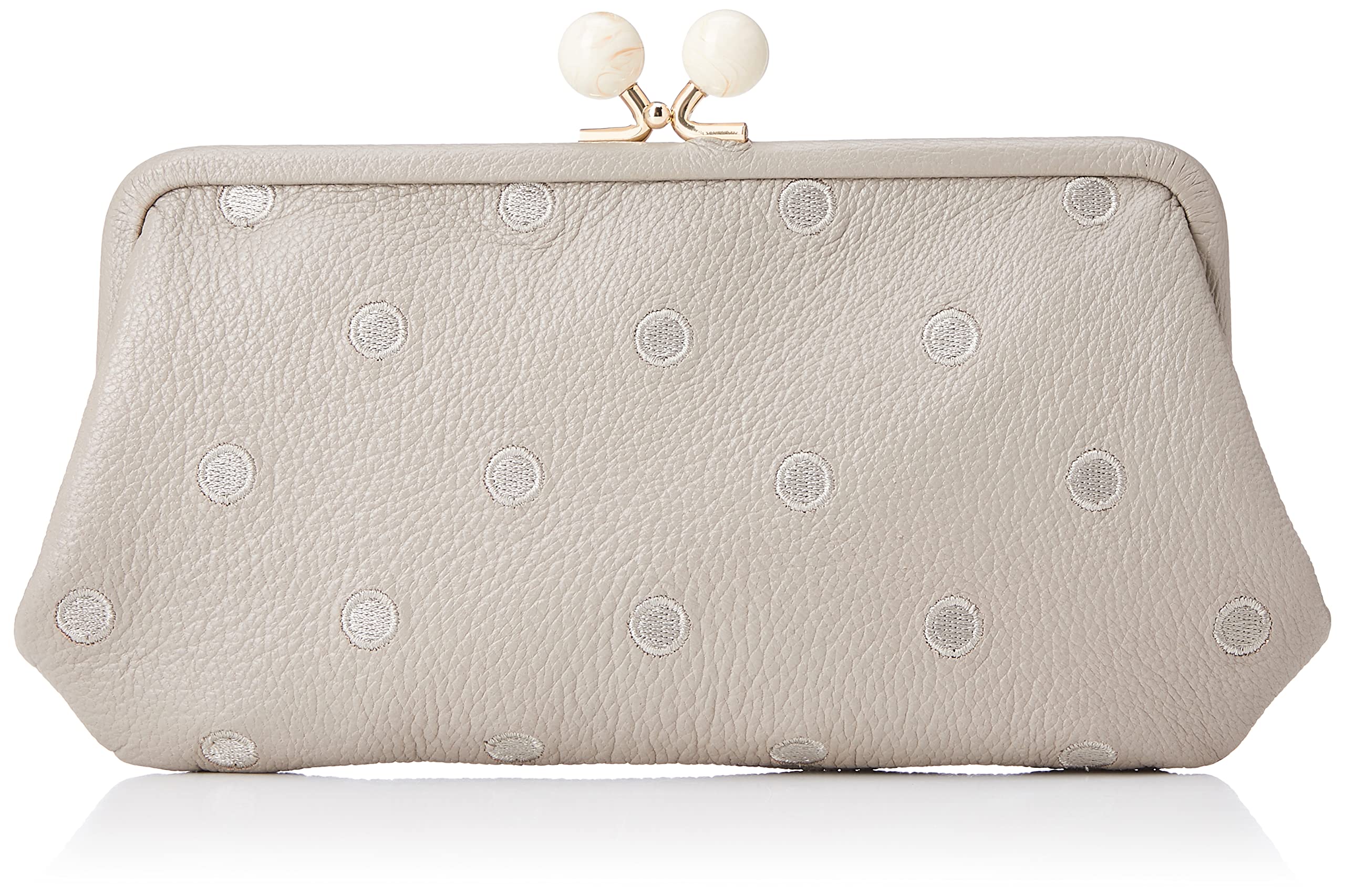

Acrylic ball clasp long wallet wallet ladies genuine leather GYDOT [Perke] 08-06-03161