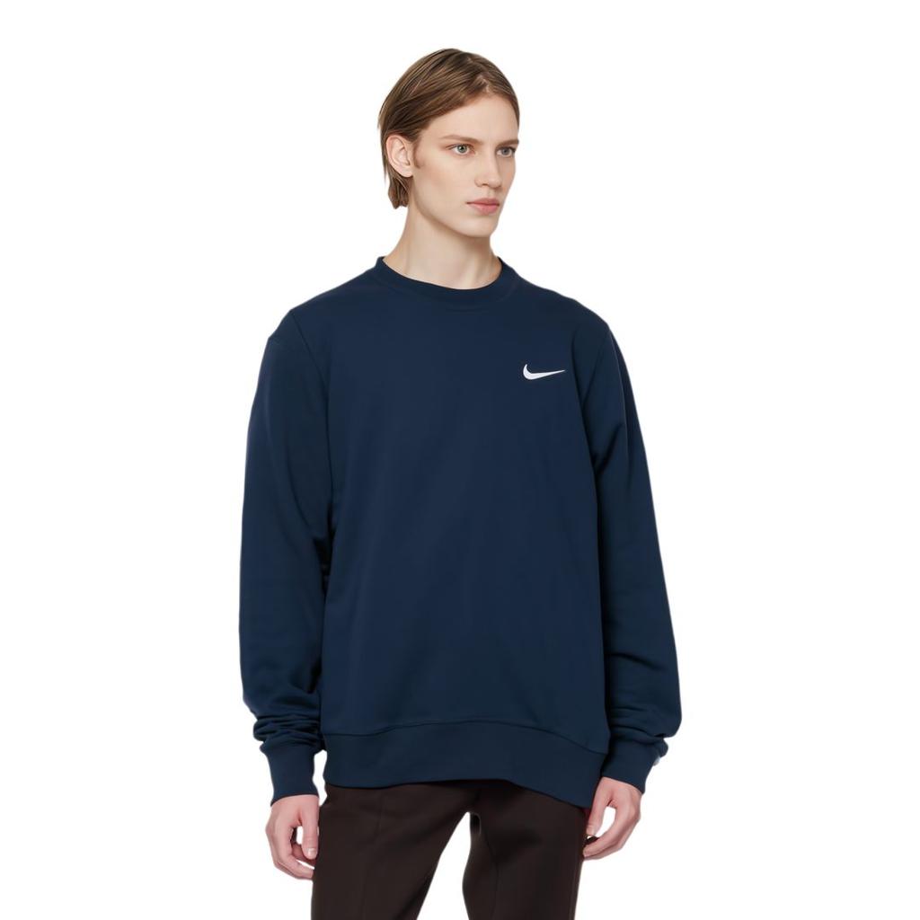 Nike Sweatshirts Men's Obsidian Color Crew Neck Moderate Regular AA3178-451