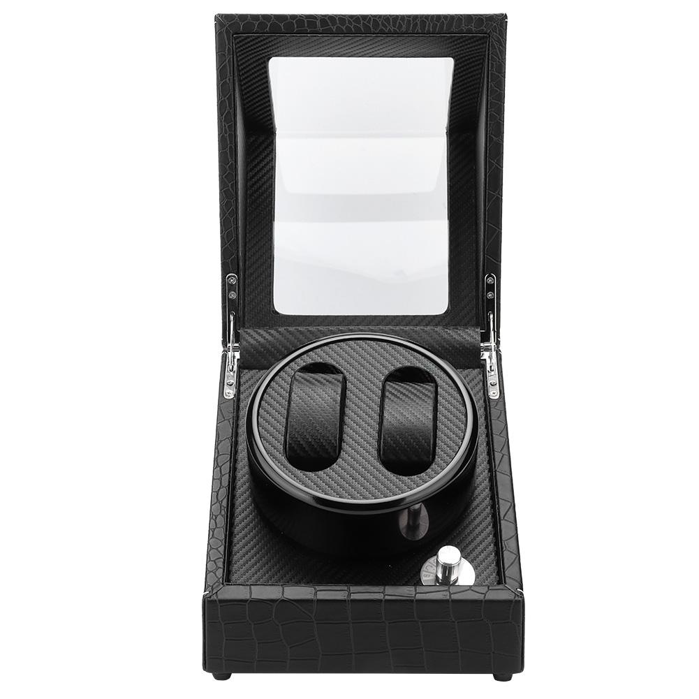 2+0 Automatic Watch Winder Box for Wristwatch Mechanical Watch