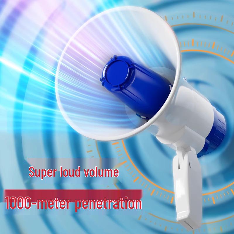 Super Loud Handheld Megaphone Speaker with Recording Feature