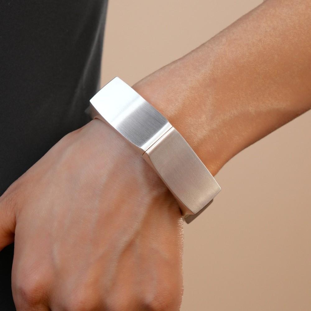 Zinc Zinc Alloy Metal Wide Open Bangle Matte/Glossy Exaggerated Bracelet Temperament Cuff Bangles  Gift